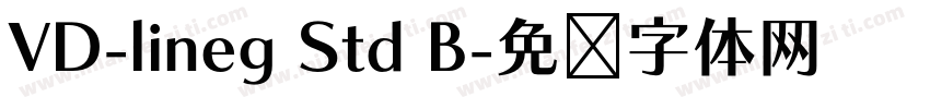 VD-lineg Std B字体转换